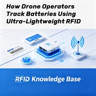Seguimiento RFID de baterías para drones