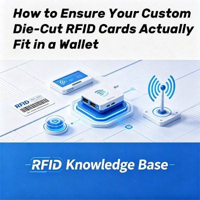 Tarjetas RFID troqueladas que sí caben en cartera