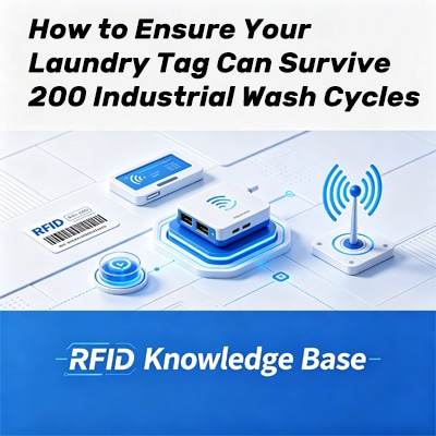 Cómo lograr etiquetas RFID para 200 lavados industriales