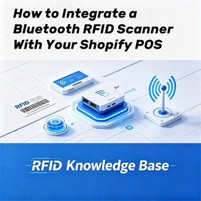 Integra un escáner RFID Bluetooth con Shopify POS