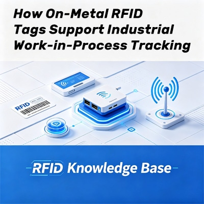 Seguimiento WIP industrial con etiquetas RFID on-metal