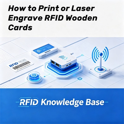 Cómo imprimir o grabar tarjetas RFID de madera