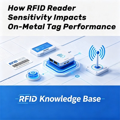 Sensibilidad del lector RFID para tags sobre metal
