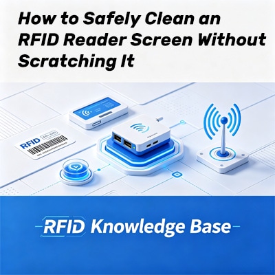 Cómo limpiar la pantalla de un lector RFID