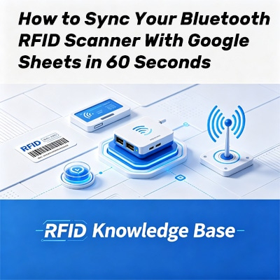 Lector RFID Bluetooth para Google Sheets