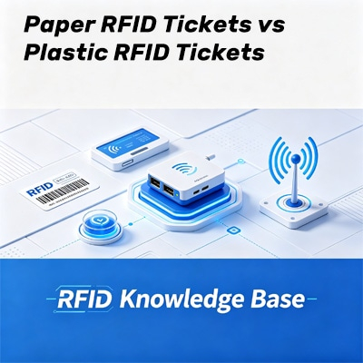 Tickets RFID de papel vs. plástico para B2B
