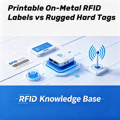 Etiquetas RFID imprimibles para metal vs tags rígidos