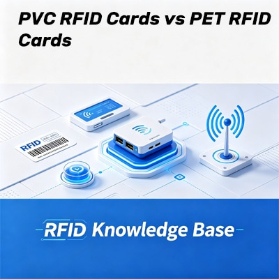 Tarjetas RFID PVC vs PET: cómo elegir material