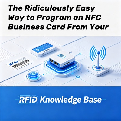 Programa tarjetas de visita NFC con tu iPhone