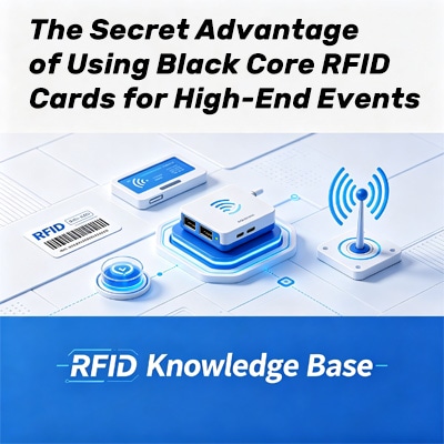 Tarjetas RFID black core para eventos premium