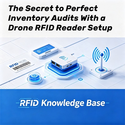 Auditorías de inventario RFID con drones