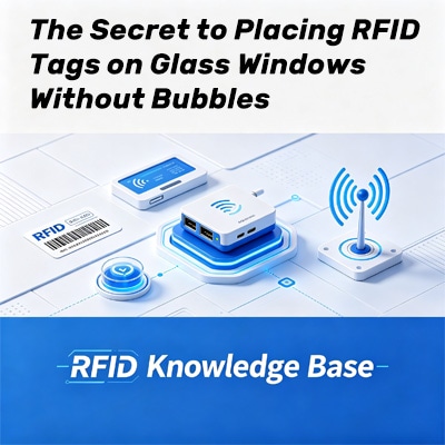 Etiquetas RFID en cristal sin burbujas