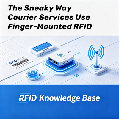 Lectores RFID de dedo para prueba de entrega