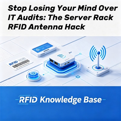 Antenas RFID para racks en auditorías de TI