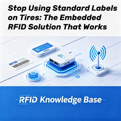 Etiquetas RFID embebidas para neumáticos