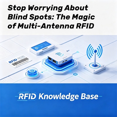 Lectores RFID multiantena contra puntos ciegos