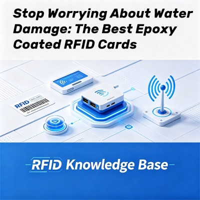 Tarjetas RFID epoxi contra daños por agua