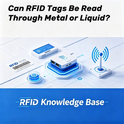 ¿Pueden leerse etiquetas RFID en metal o líquidos?