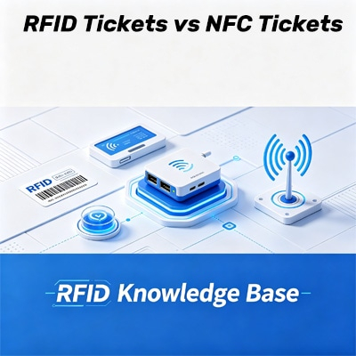 Tickets RFID vs NFC: diferencias clave