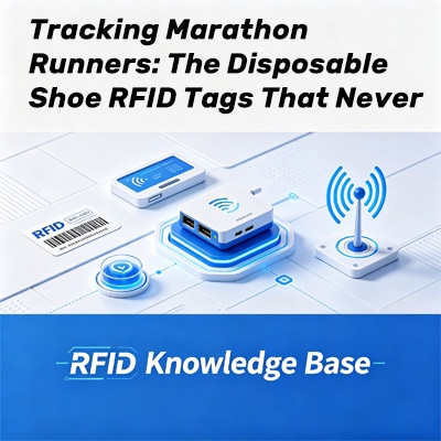 Tags RFID desechables para calzado en maratones