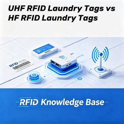 Etiquetas RFID UHF vs HF para lavandería