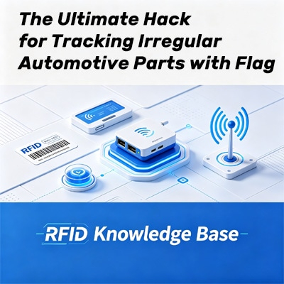 Etiquetas RFID bandera para piezas irregulares