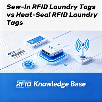Etiquetas RFID de lavandería: cosido o termosellado