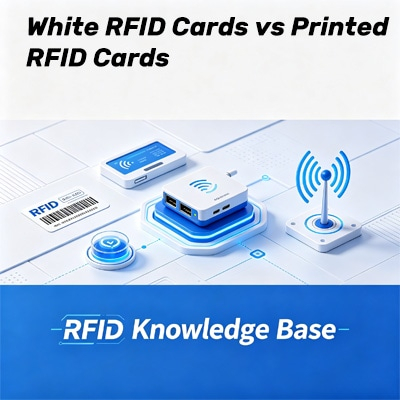 Tarjetas RFID blancas vs. impresas: guía B2B