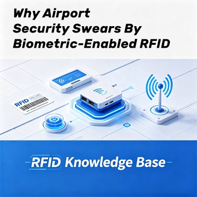 Tarjetas RFID biométricas para accesos aeroportuarios