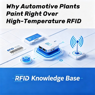 Por qué automotrices pintan sobre tags RFID térmicos
