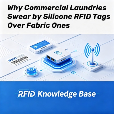 Etiquetas RFID de silicona para lavanderías
