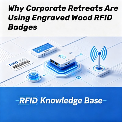 Por qué los retiros usan badges RFID de madera
