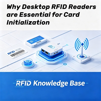 Lectores RFID de sobremesa para iniciar tarjetas