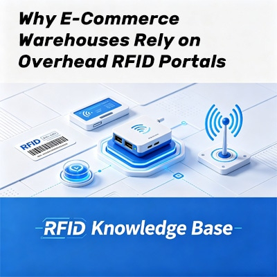 Portales RFID cenitales para almacenes e-commerce
