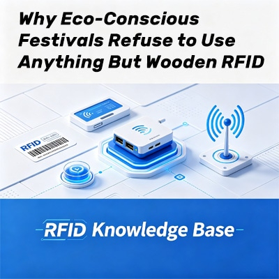 Tokens RFID de madera para festivales sostenibles
