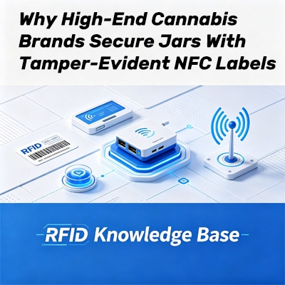 Etiquetas NFC de seguridad para tarros de cannabis