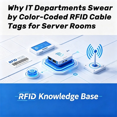 Etiquetas RFID de color para salas de servidores