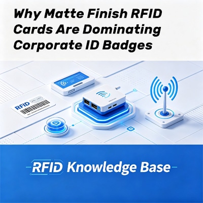 Tarjetas RFID mate para credenciales corporativas