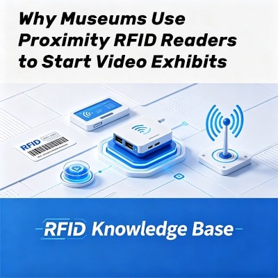 Lectores RFID de proximidad para vídeos en museos