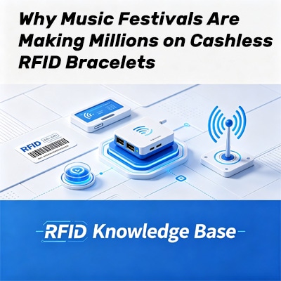 Pulseras RFID sin efectivo para festivales