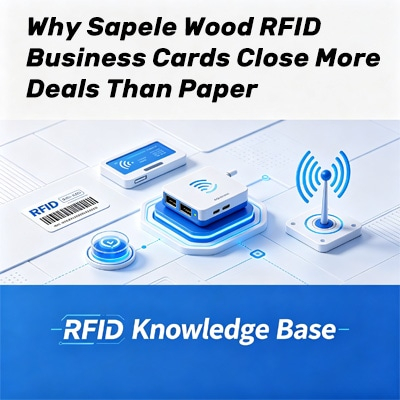 Tarjetas RFID de madera sapeli que venden más