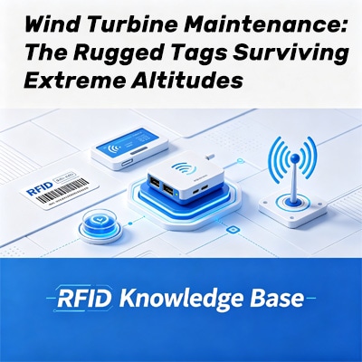 Etiquetas RFID robustas para mantenimiento eólico