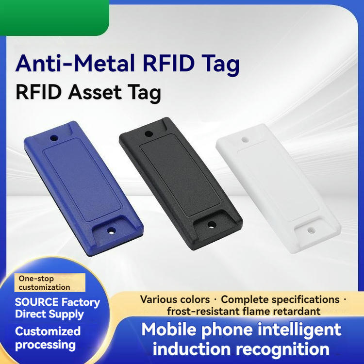 Etiquetas RFID personalizadas de ABS para metal e identificación de activos con énfasis en este aspecto: gestión de activos; para proyectos de Etiquetas RFID de ABS para superficies metálicas.